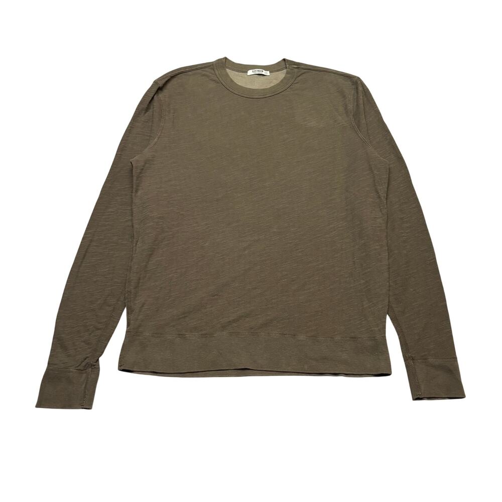 Buck Mason Lightweight Double Slub Sweatshirt Pullover Men's Small Quiet Luxury